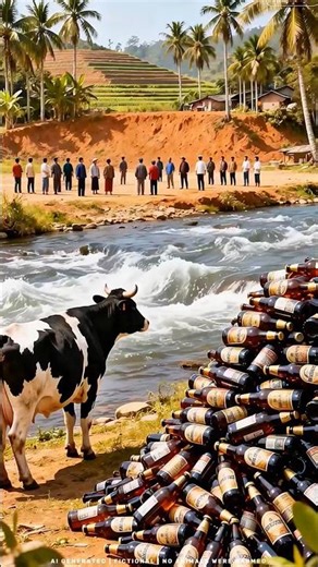 🐄 Village Hero Cow! Built a Bridge & Reloaded Wire Road Like a Boss 😱🔥 | #shorts