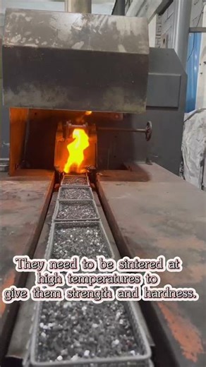 Can powder metallurgy products be used after pressing?