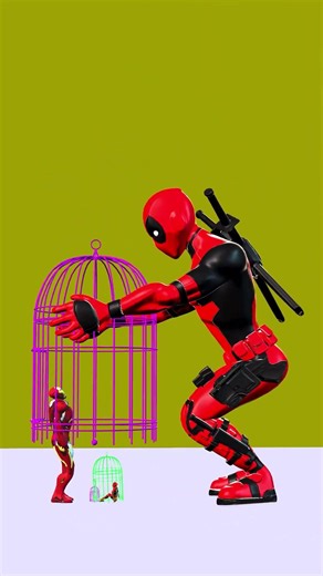 Iron Man vs Dadpool 99 nights in the forest #scaryteacher #99nights #frameloop #mrbeast #hulk