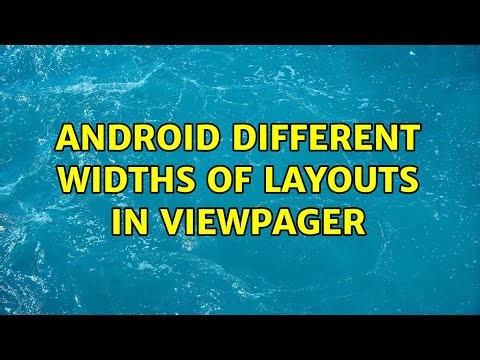 Android different widths of layouts in ViewPager (3 Solutions!!)