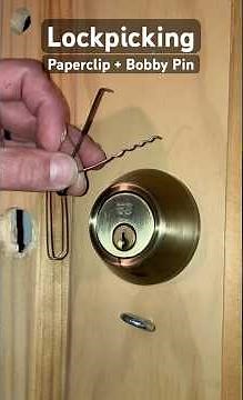 How To Pick a Lock without Lock Picks. #howto #lockpick #lockpicking #survival #skills #lock #edc