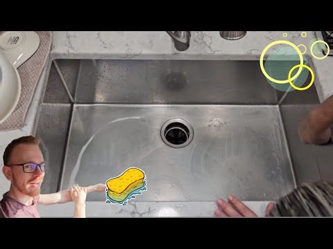 Kitchen Sink Cleaning Start to Finish