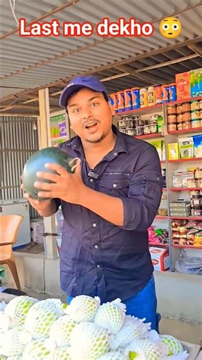 mitha tarbooz lelo😳Building Wooden Log Cabin in Forest🌲| Survival House Step by Step #shorts #funny