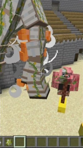 Mutant Iron Golem vs. Mutant Piglin: The Ultimate 1v1! ⚔️🔥 #minecraft #shorts