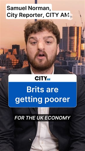 The latest economic data is out, and it shows the UK economy is barely moving. While overall GDP grew by 0.1% in the final months of 2025, the reality for individuals is a 0.1% decline in GDP per head. 📉 This marks the second consecutive quarter of decline for this key metric, a stark sign that individual prosperity is falling. As the government's growth strategy comes under fire, we want to know: do you feel the economy is working for you? Read the full report here: https://www.cityam.com/uk-e