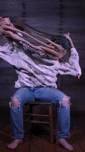 Mental Strife Made with Claymation 😳 #stopmotion #animation #creepy