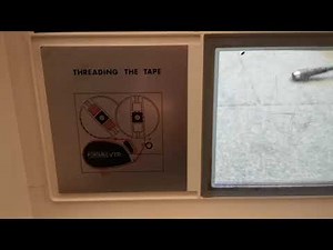 Akai vt 100 real to real tape video recorder from 1968 demonstration