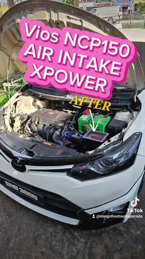 Toyota VIOS NCP151 installed XPower Air Intake Systems 🔥(Fully 100% Plug and Play)😍😍 🔥 Improve Engine Response 🔥 Increase Horsepower 🔥 Better Acceleration #fypシ゚ #airintake #xpower #vios #yaris #yarisncp151 #viosncp151 #viosncp151malaysia #toyotavios2023 #toyotavios #toyotayaris #toyotayarisclub #intake #performance #horsepower