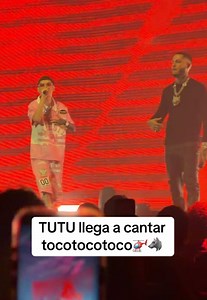 Tutu sorprende en concierto de ROA cantando TATE QUIETA RMX