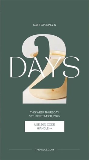 2 days left 🎉 #australianbrand #andle #handmadecandles