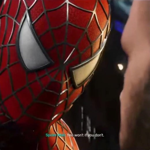 Spider-Man (Tobey Suit) interrogating like Batman #spiderman #shorts #marvel #explore #ps4 #moment