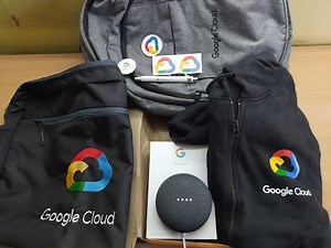Google Cloud Ready Facilitator Program Swag Unboxing