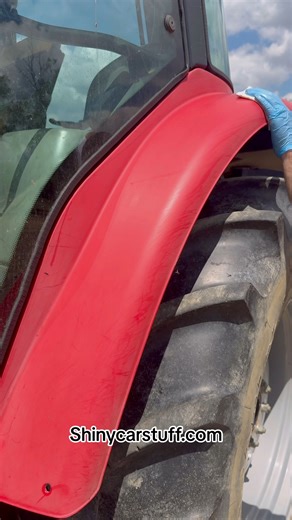 24K views · 64 reactions | Works on fade farm equipment ✅ #shinycarstuff #tractor #diy #detailing #wipeonclear | Shiny Car Stuff | Facebook