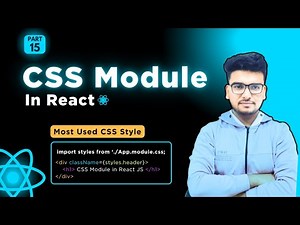 CSS Modules in React: Scoped and Reusable Styles | React Tutorial in Hindi