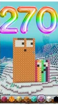 Counting by 30 Numberblocks on Minecraft. #kids #minecraft #numberblocks #counting #maxi