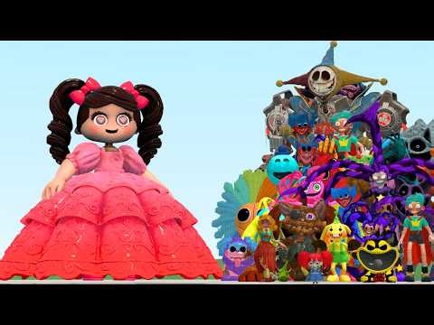 New Princess Posey Poppy Playtime 6 Vs All Poppy Playtime Monster Chapter 1 To 5 In Garry's Mod