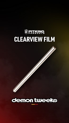 Pitking Clear View Film keeps your vision sharp in any condition — no glare, no distortion, just a crystal-clear view when it matters most. 💪 https://www.demon-tweeks.com/uk/pitking-products-clear-view-window-film-pkpafwf/ #demontweeks #motorsport #antifog #windows #windowfilm #race #racing #rally #rallying | Demon Tweeks Motorsport