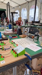 1K views · 105 reactions | Gyroscopes and Pendulums and Coils - oh my! Our annual Science & Technology Show is underway ⚗️⚖️ #museum #heritage #steam #london #thingstodoinlondon #steamengines #vintage #hiddenlondon | Kempton Steam Museum | Facebook