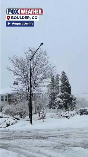 The Winter Weather Is In Full Force Across Boulder, Colorado, Today