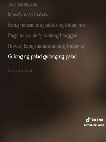 Gulong ng Palad - Eva Eugenio Lyrics