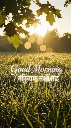 Beautiful Sunrise Meadow - Good Morning Status | صبح بخیر | 4K