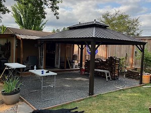 Building a Large Metal Gazebo (Time Lapse)