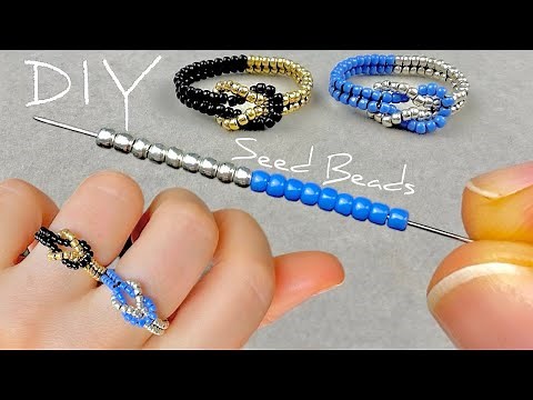 Love Knot Beaded Ring: Seed Bead Ring Tutorial | Beading Tutorials