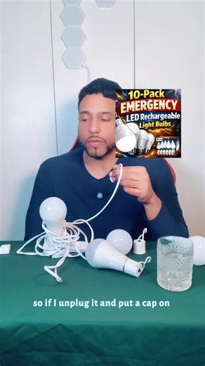 DEBAOBULB Rechargeable Emergency Light Bulbs Battery Powered LED Light Bulb 6000K Daylight E26 120 Volt 9W 60W Equivalent with 1200mAh for Home Power Outage Camping Hurricane