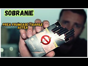 "That's the New Model" Looks Great SOBRANIE COLLECTION BLACK SLIM Cigarettes