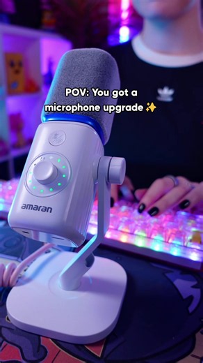 Come unbox the new amaran Mic 🎙️ A creator-friendly mic with studio-quality sound, built-in AI noise reduction, and wired or wireless plug-and-play recording with up to 60 hours of battery life! #amaran #amaranMic @flex | streamer tips ✨