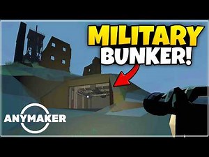 THERE'S A HUGE MILITARY BUNKER! - Anymaker Survival - Part 2