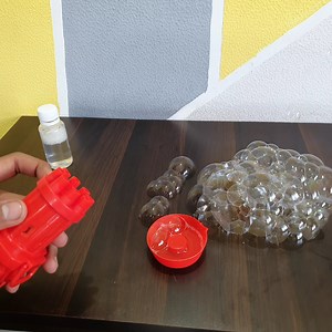 2.3M views · 10K reactions | 200rs Mini bubble toy gun testing and review Purchase-https://amzn.to/3roh1GX | Creator Yogesh | Facebook