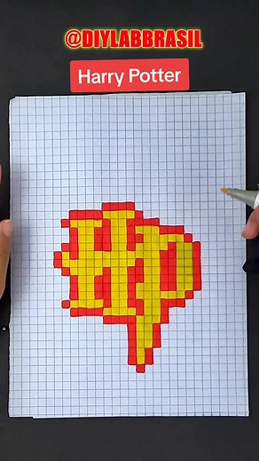 Harry Potter Pixel Art Creation