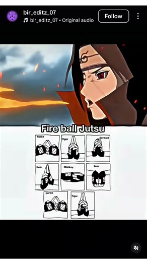 Naruto jutsu sign