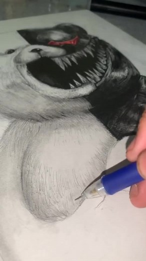 Monokuma 🚨 #danganronpa #junkoenoshima #anime #weeb #drawing #art #artist #malaysia #tiktokmalaysia #foryoupage #fyp