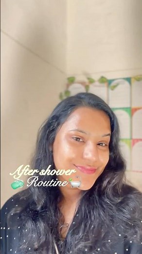 After shower Routine 🛀🧼 #skincare #showerroutine