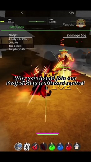 Reasons to join out server! Link in bio! #roblox #projectslayers #join #discord