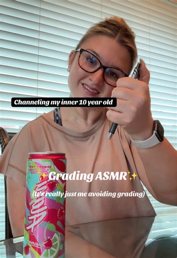 ASMR Grading: A Teacher's Relaxing Process