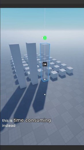 Scale multiple parts at once #roblox #f3xroblox #tutorial #robloxtipstricks