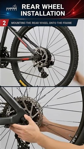 Installing your bike's rear wheel the right way makes every ride safer and smoother. 🔧🚲
