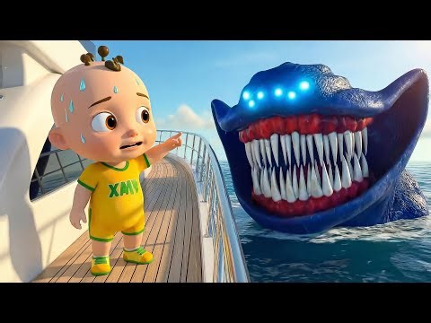Monsters in the Sea 5 | Don’t Throw Trash in the Ocean Song | Baby Xavi Kids Songs