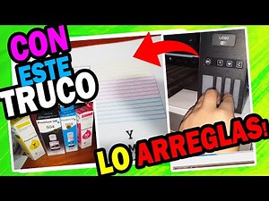 😠 ESTO Hago CUANDO la Impresora imprime con RAYAS 😰