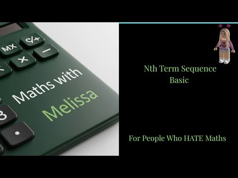 Introduction to Nth Term Sequence "For People Who HATE Maths"