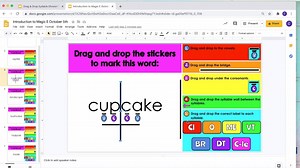 🎉🍦Here’s the inside scoop about our brand new Drag & Drop Syllable Division Slide Set 💻 ! Learn how to create custom assignments for your students! These slides can be used for classroom instruction, independent class work, homework, centers, and synchronous OR asynchronous remote learning! 👩‍🏫👩‍💻 Here’s the link!: https://imse.com/products/2451/ | IMSE: Institute for Multi-Sensory Education