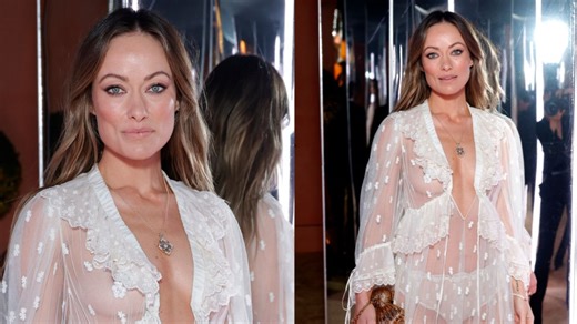 Olivia Wilde Chooses See-through ‘Freedom’ in Sheer Chloé Dress for Vanity Fair 2025 Red Carpet