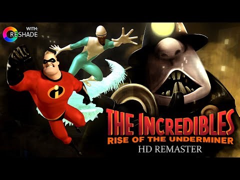 The Incredibles: Rise of the Underminer HD Remaster - FULL GAME Co-op Playthrough