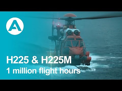 Airbus H225 and H225M - 1 million flight hour milestone