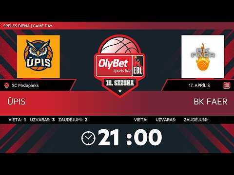 Ūpis - BK Faer (6.līgas spēle par 1.vietu)