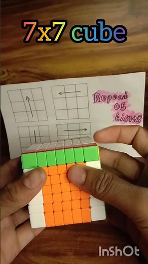 7x7 Rubik's Cube how to solve...