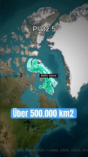 Die 5 größten Inseln der Welt (in 60 Sekunden erklärt)